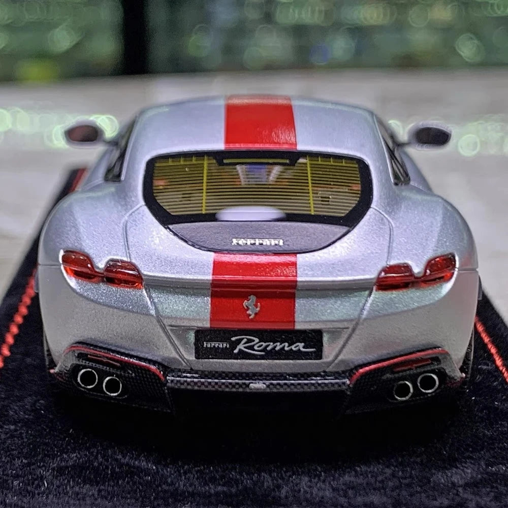 [BBR] 1:43 Ferrari 2020 Roma Silver Model Car Resin