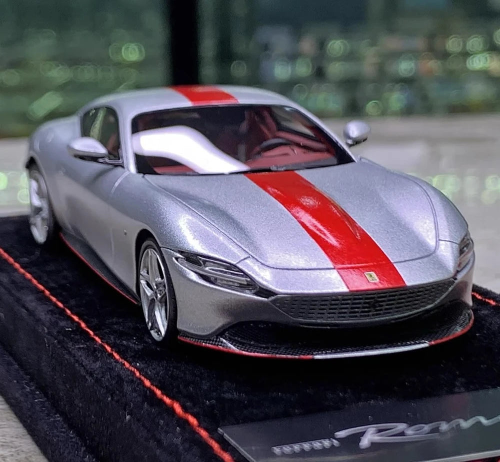 [BBR] 1:43 Ferrari 2020 Roma Silver Model Car Resin