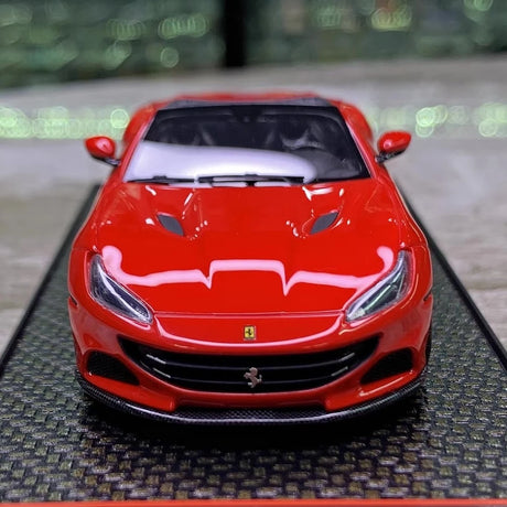 [BBR] 1:43 Ferrari 2021 Portofino M Spider rosso modellino di auto resina