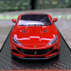 [BBR] 1:43 Ferrari 2021 Portofino M Spider Red Model Car Resin