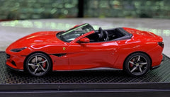 [BBR] 1:43 Ferrari 2021 Portofino M Spider Red Model Car Resin