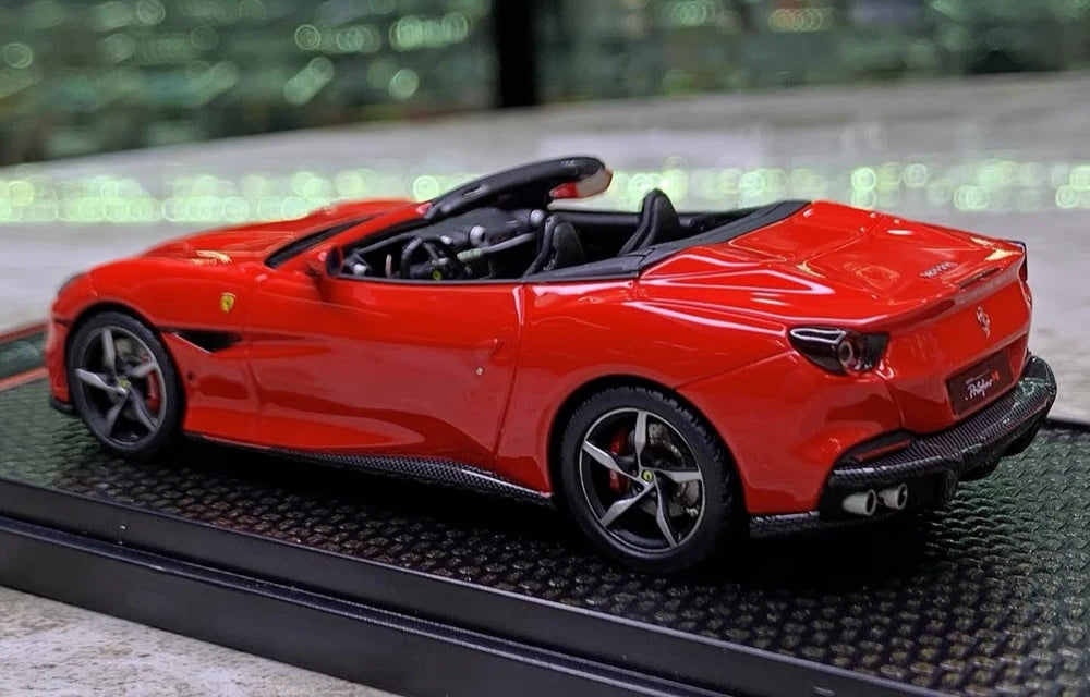 [BBR] 1:43 Ferrari 2021 Portofino M Spider Red Model Car Resin