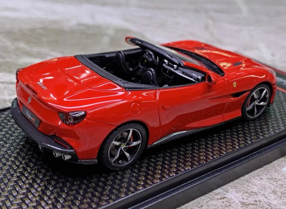 [BBR] 1:43 Ferrari 2021 Portofino M Spider Red Model Car Resin