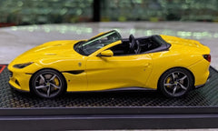 [BBR] 1:43 Ferrari 2021 Portofino M Spider Yellow Model Car Resin