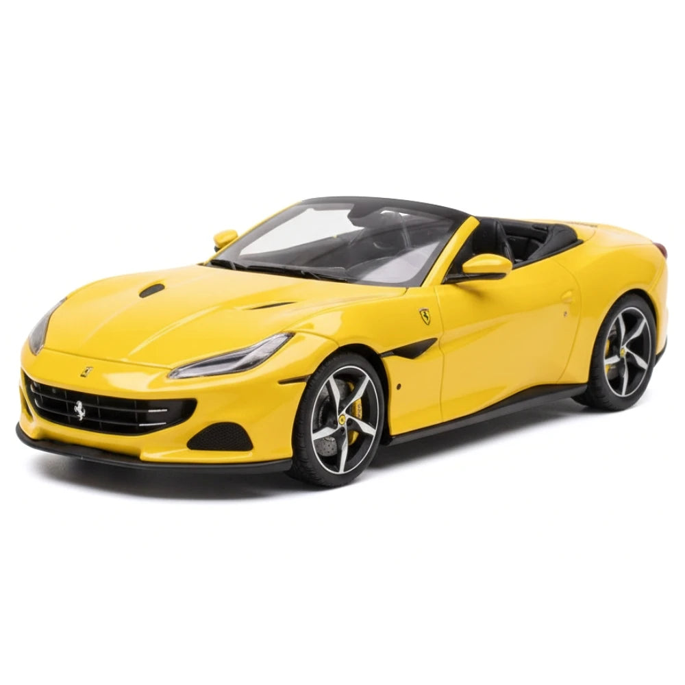 [BBR] 1:43 Ferrari 2021 Portofino M Spider Yellow Model Car Resin
