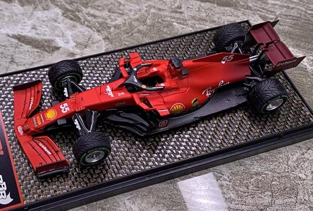 [BBR] 1:43 Ferrari 2021 SF21 Emilia Romagna GP #55 Sainz Model Car Die-Cast