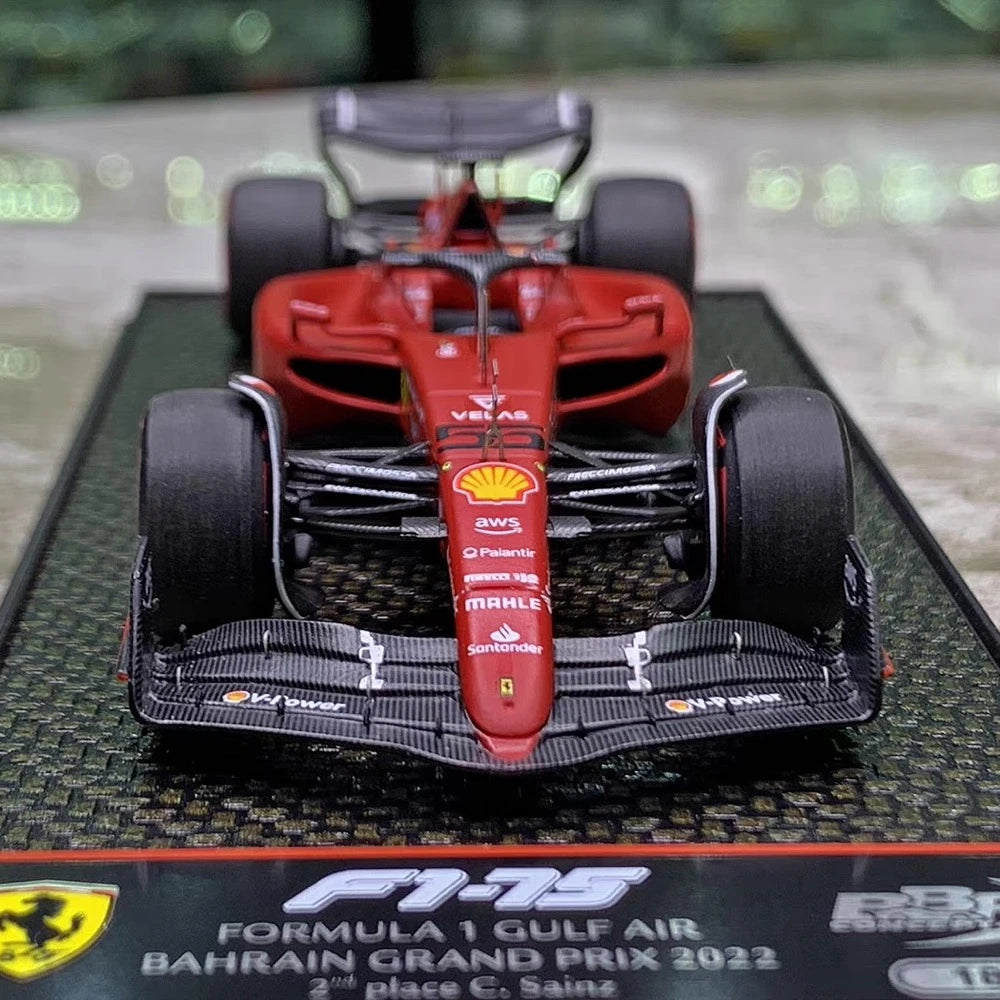 [BBR] 1:43 Ferrari 2022 SF-75 Bahrain GP #55 Model Car Die-Cast