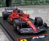 1:43 Ferrari 2022 F1-75 #55 Bahrain GP Carlos Sainz F1 hartsimalliauto BBR - view 7