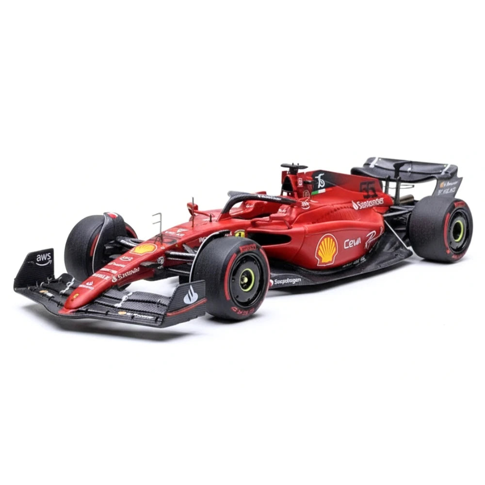 [BBR] 1:43 Ferrari 2022 SF-75 Bahrain GP #55 Model Car Die-Cast