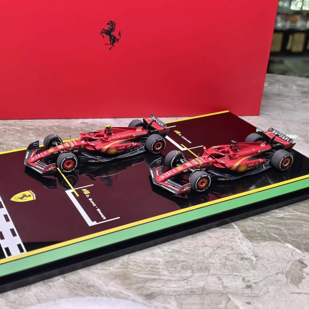 [BBR] 1:43 Ferrari 2024 SF-24 Australian GP Set F1 Model Car F1 Model Car