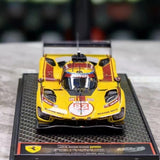 [BBR] 1:43 Ferrari 2025 499P Le Mans #83 Hypercar Winner Model Car Die-Cast