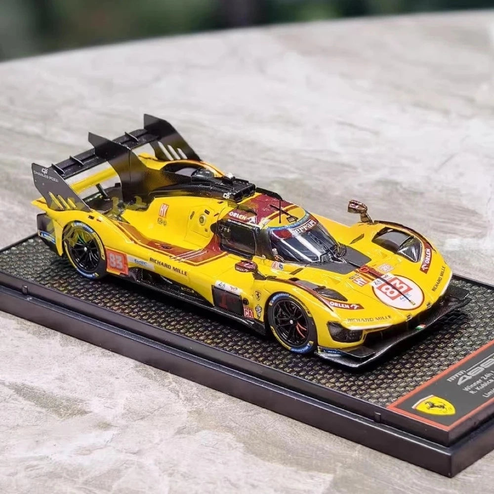 [BBR] 1:43 Ferrari 2025 499P Le Mans #83 Hypercar Winner Model Car Die-Cast