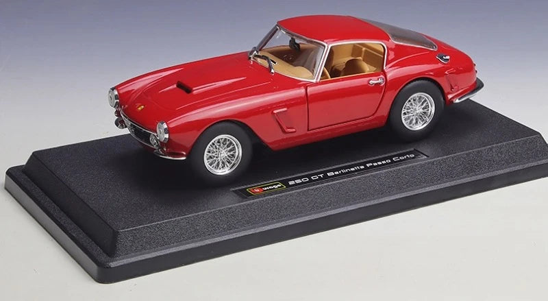 [Bburago] 1:24 Ferrari 1962 250 GT Berlinetta Passo Corto Red Model Car Die-Cast