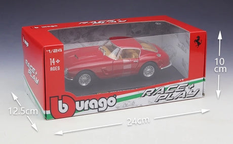 [Bburago] 1:24 Ferrari 1962 250 GT Berlinetta Passo Corto Red Model Car Die-Cast