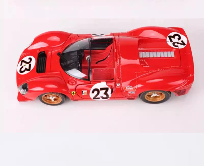 [Bburago] 1:24 Ferrari 1967 330 P4 #23 Daytona Model Car Die-Cast