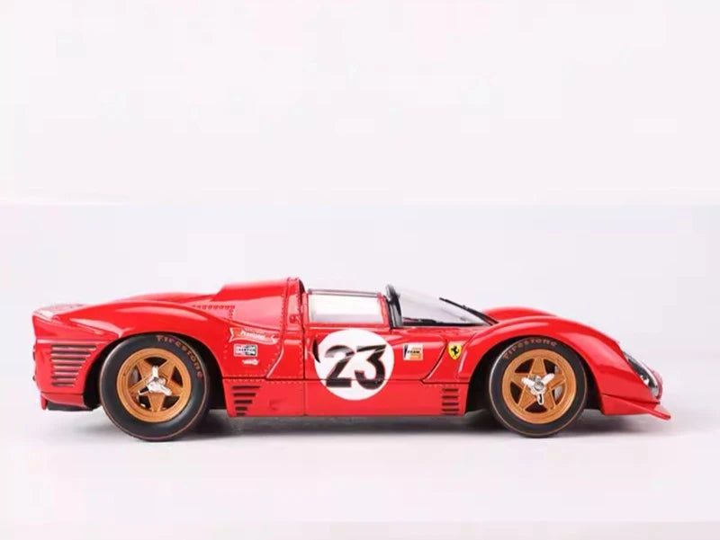 [Bburago] 1:24 Ferrari 1967 330 P4 #23 Daytona modellino di auto Die-Cast