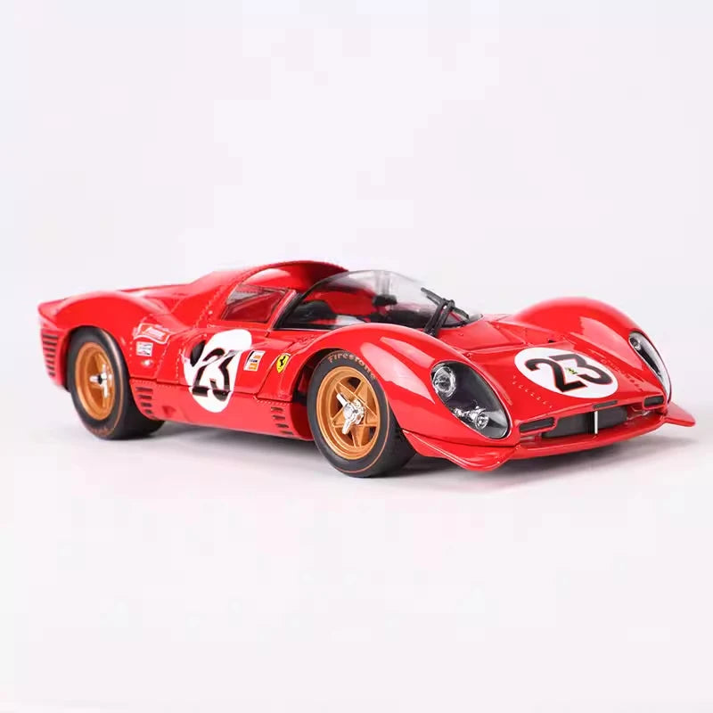 [Bburago] 1:24 Ferrari 1967 330 P4 #23 Daytona modellino di auto Die-Cast