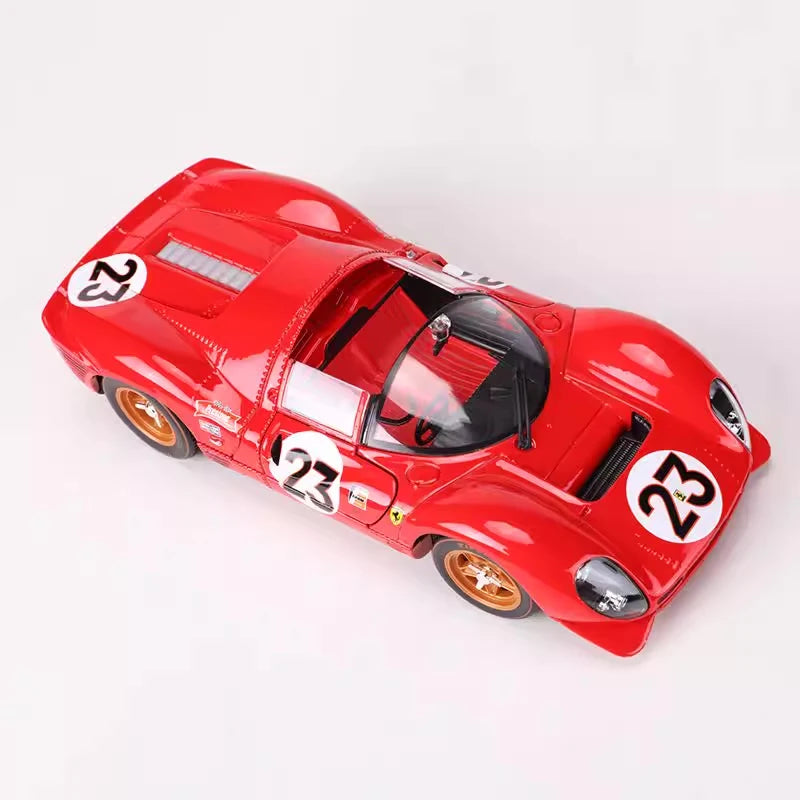 [Bburago] 1:24 Ferrari 1967 330 P4 #23 Daytona modellino di auto Die-Cast