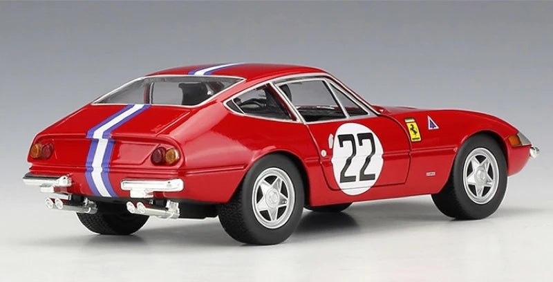 [Bburago] 1:24 Ferrari 1971 365 GTB/4 Competizione Series I Model Car Die-Cast