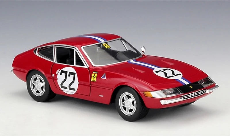 [Bburago] 1:24 Ferrari 1971 365 GTB/4 Competizione Series I Model Car Die-Cast