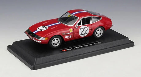 [Bburago] 1:24 Ferrari 1971 365 GTB/4 Competizione Series I Model Car Die-Cast