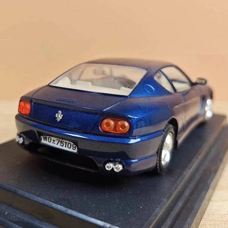 [Bburago] 1:24 Ferrari 1992 456 GT Blue Model Car Die-Cast