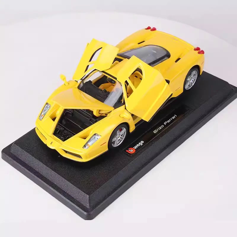 [Bburago] 1:24 Ferrari 2002 Enzo Yellow Model Car Die-Cast