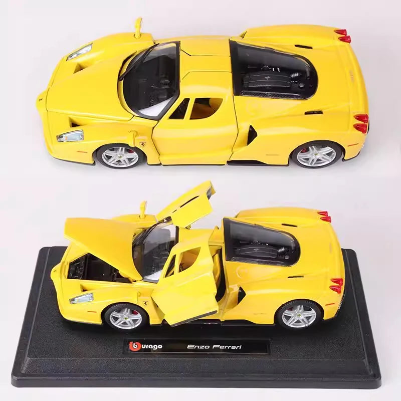 [Bburago] 1:24 Ferrari 2002 Enzo Yellow Model Car Die-Cast