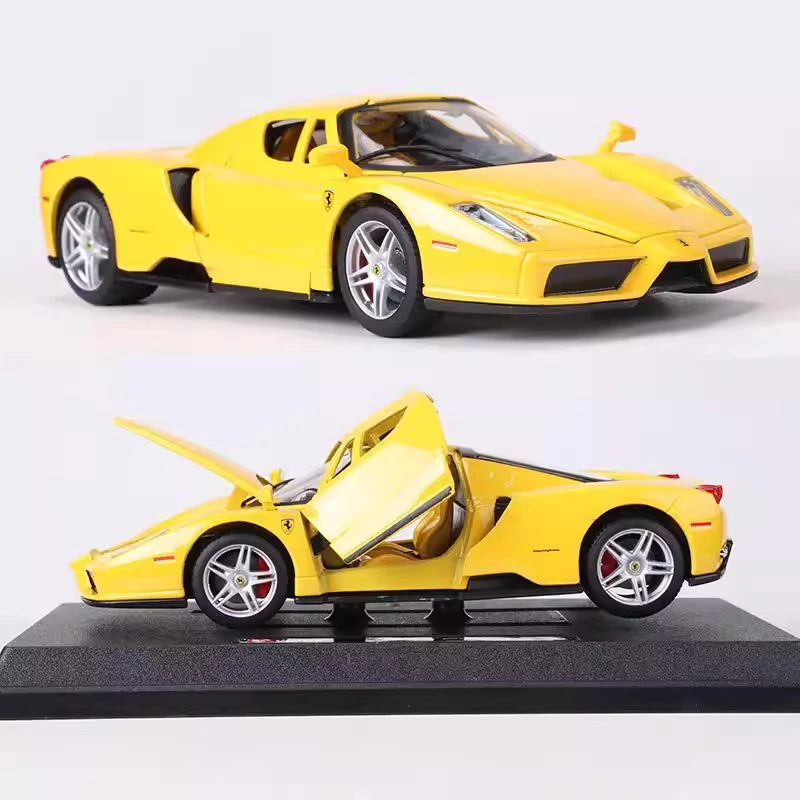 [Bburago] 1:24 Ferrari 2002 Enzo Yellow Model Car Die-Cast
