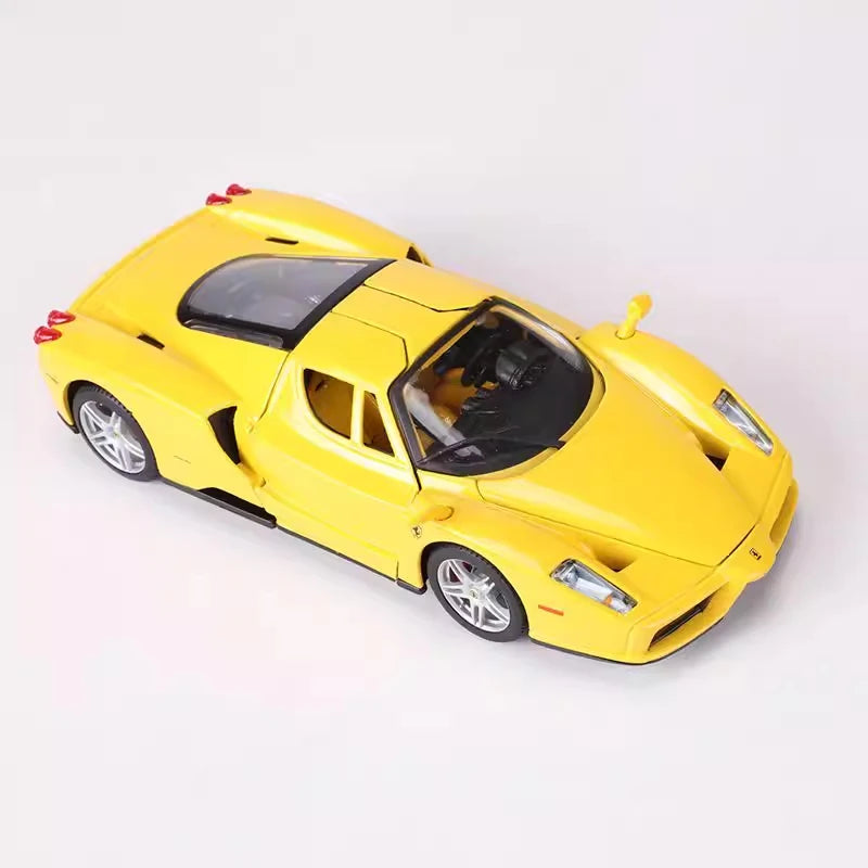 [Bburago] 1:24 Ferrari 2002 Enzo Yellow Model Car Die-Cast