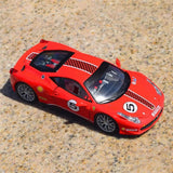 [Bburago] 1:24 Ferrari 2010 458 Challenge Red Model Car Die-Cast