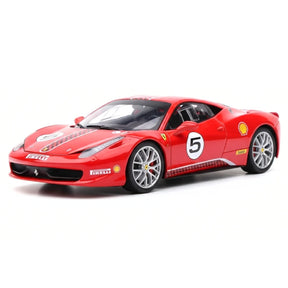 [Bburago] 1:24 Ferrari 2010 458 Challenge Red Model Car Die-Cast