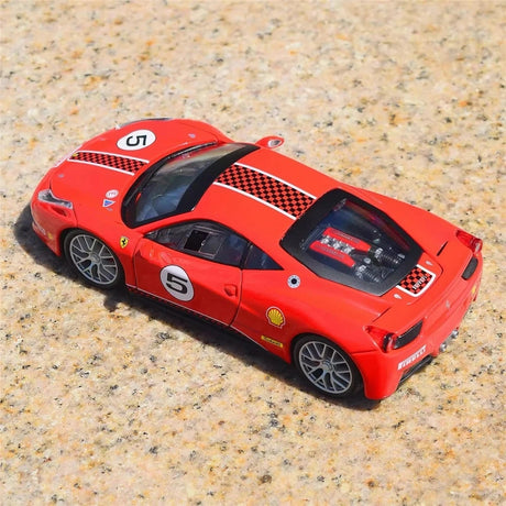 [Bburago] 1:24 Ferrari 2010 458 Challenge rood modelauto Die-Cast
