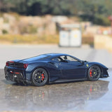 [Bburago] 1:24 Ferrari 2015 488 Pista Black Model Car Die-Cast