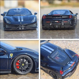 [Bburago] 1:24 Ferrari 2015 488 Pista Black Model Car Die-Cast