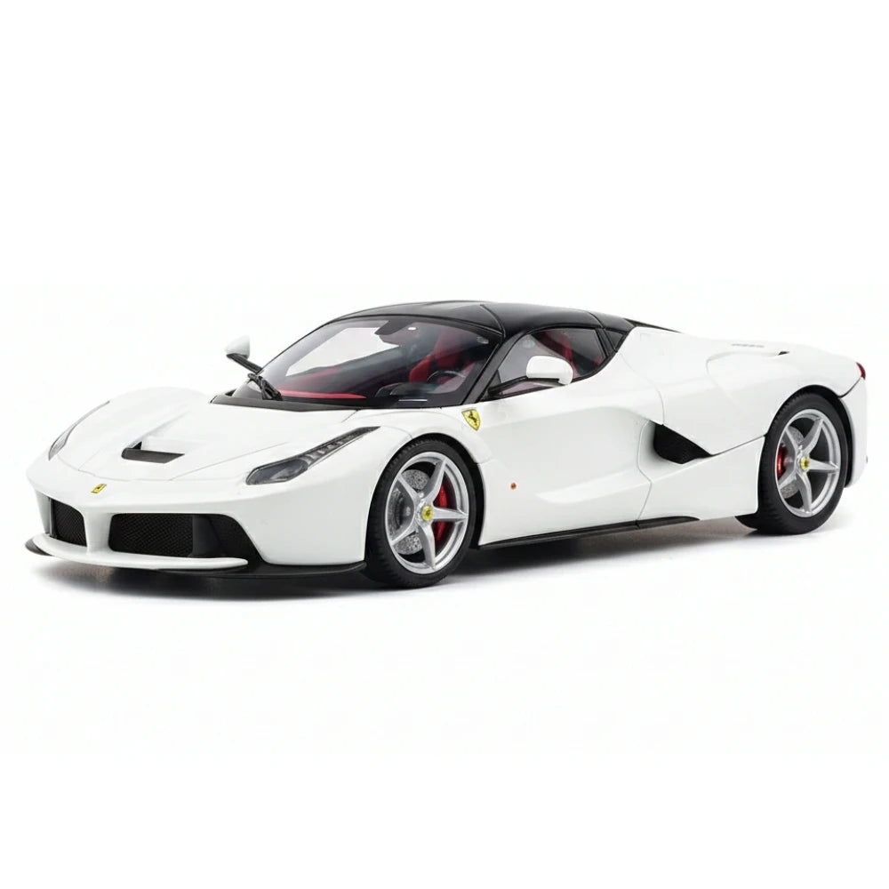 [Bburago] 1:24 Ferrari 2016 LaFerrari White Model Car Die-Cast