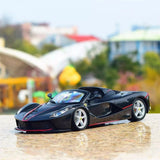 [Bburago] 1:24 Ferrari 2016 LaFerrari Aperta Black Model Car Die-Cast