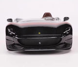 [Bburago] 1:24 Ferrari 2018 Monza SP1 Black Model Car Die-Cast