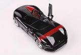 [Bburago] 1:24 Ferrari 2018 Monza SP1 Black Model Car Die-Cast