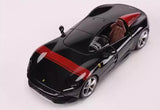 [Bburago] 1:24 Ferrari 2018 Monza SP1 Black Model Car Die-Cast