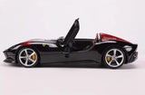 [Bburago] 1:24 Ferrari 2018 Monza SP1 Black Model Car Die-Cast