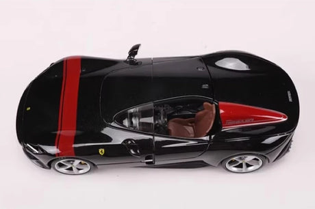 [Bburago] 1:24 Ferrari 2018 Monza SP1 Black Model Car Die-Cast
