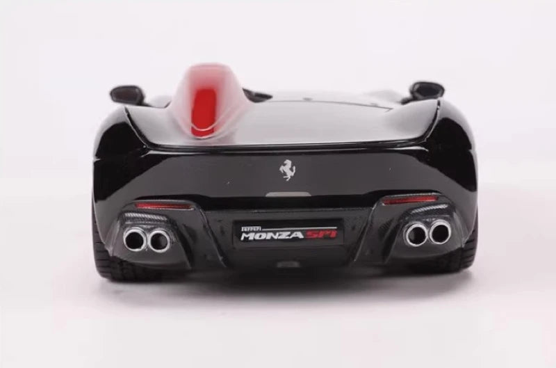 [Bburago] 1:24 Ferrari 2018 Monza SP1 Black Model Car Die-Cast
