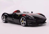 [Bburago] 1:24 Ferrari 2018 Monza SP1 Black Model Car Die-Cast