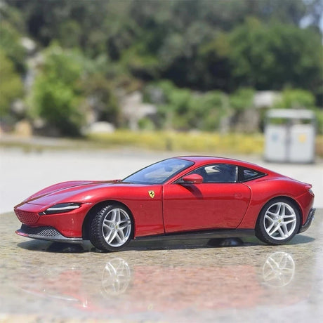 [Bburago] 1:24 Ferrari 2019 Roma rosso modellino di auto Die-Cast