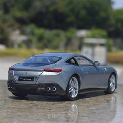 [Bburago] 1:24 Ferrari 2019 Roma Silver Model Car Die-Cast