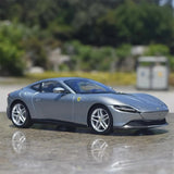 [Bburago] 1:24 Ferrari 2019 Roma Silver Model Car Die-Cast