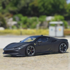 [Bburago] 1:24 Ferrari 2019 SF90 Stradale Black Model Car Die-Cast