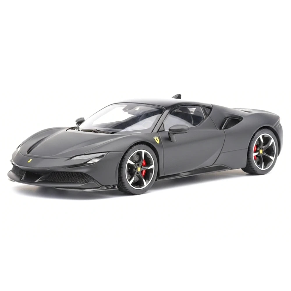 [Bburago] 1:24 Ferrari 2019 SF90 Stradale nero modellino di auto Die-Cast
