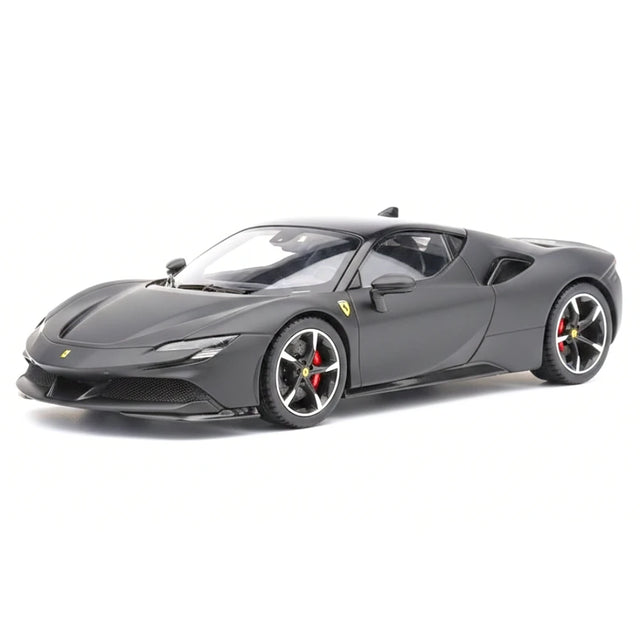 [Bburago] 1:24 Ferrari 2019 SF90 Stradale nero modellino di auto Die-Cast